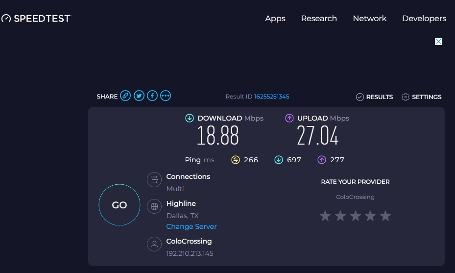 Racknerd 1.11 GB KVM VPS 9